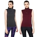 Ap39pulse Women39s Sleeveless 14 Zip Hineck TshirtPack