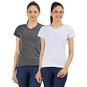 Ap'pulse Women's Combo T Shirt (Pack of 2)