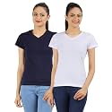 Ap'pulse Women's Combo T Shirt (Pack of 2)