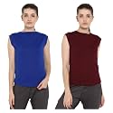 Ap'pulse Women's Cap Sleeve Tshirt(Pack of 2)