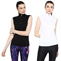 Ap39pulse Women39s Sleeveless 14 Zip Hineck TshirtPack