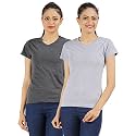Ap'pulse Women's Combo T Shirt (Pack of 2)