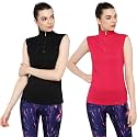 Ap39pulse Women39s Sleeveless 14 Zip Hineck TshirtPack
