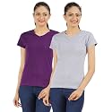 Ap'pulse Women's Combo T Shirt (Pack of 2)