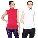 Ap39pulse Women39s Sleeveless 14 Zip Hineck TshirtPack