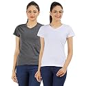 Ap'pulse Women's Combo T Shirt (Pack of 2)