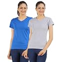 Ap'pulse Women's Combo T Shirt (Pack of 2)