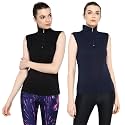 Ap39pulse Women39s Sleeveless 14 Zip Hineck TshirtPack