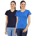 Ap'pulse Women's Combo T Shirt (Pack of 2)