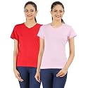 Ap'pulse Women's Combo T Shirt (Pack of 2)