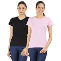 Ap'pulse Women's Combo T Shirt (Pack of 2)
