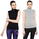 Ap39pulse Women39s Sleeveless 14 Zip Hineck TshirtPack