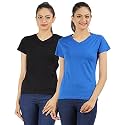 Ap'pulse Women's Combo T Shirt (Pack of 2)