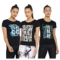 Ap'pulse Women's Printed Short Sleeve Sport Tshirt Combo Pack