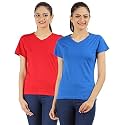 Ap'pulse Women's Combo T Shirt (Pack of 2)