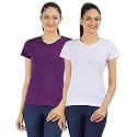Ap'pulse Women's Combo T Shirt (Pack of 2)