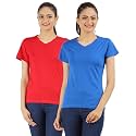 Ap'pulse Women's Combo T Shirt (Pack of 2)