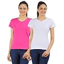 Ap'pulse Women's Combo T Shirt (Pack of 2)