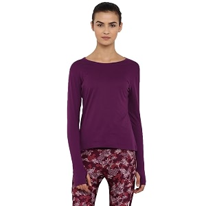 Appulse Womens Long Sleeve Thumbopen Sports Tshirt