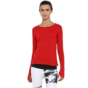Appulse Womens Long Sleeve Thumbopen Sports Tshirt
