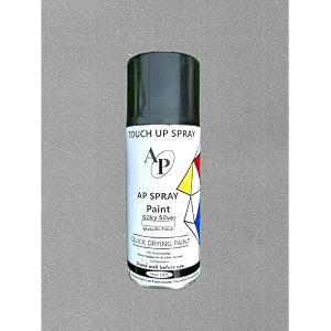 ap aerosol touch up spray paint for maruti car metallic silky silver base-coatfor maruti swift wagon r alto k10 celerio ignis ertiga diy spray paint for car 220ml