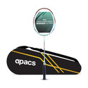 apacs Nano Fusion Speed 9000 Ultra White Unstrung Badminton Racquet