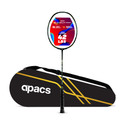 apacs Z-Ziggler Reborn Max Energy & Power | 42LBS Hi-Tension | Slim Shaft | Head Heavy Black Unstrung Badminton Racquet
