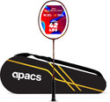 apacs Z-Ziggler Reborn Max Energy & Power | 42LBS Hi-Tension | Slim Shaft | Head Heavy Red Unstrung Badminton Racquet