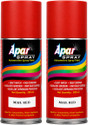 apar Touch-up Spray paint MAHINDRA RED -200 ml (Pack of 2) For Mahindra all Tractors Red Spray Paint 225 ml (Pack of 2)