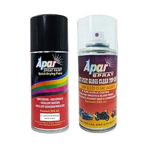 apar spray paint agarde bronze rc colour name  gc compatible for toyota cars -225 ml pack of 2-pcs