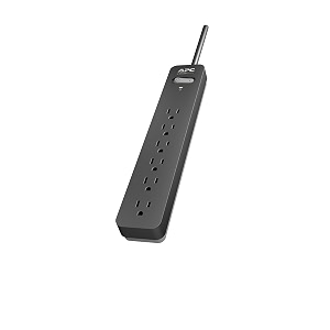 APC 6-Outlet 1080 Joule Surge Protector with