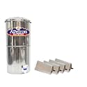 Apeiron Manual Water purifier Nonn Electric Water filter with Carbon Candle (16 Liter + 1 Carbon Candle)