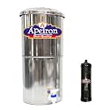 Apeiron Manual Water purifier Nonn Electric Water filter with Carbon Candle (16 Liter + 1 Carbon Candle)