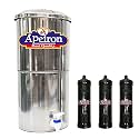 Apeiron Manual Water purifier Nonn Electric Water filter with Carbon Candle (16 Liter + 1 Carbon Candle)