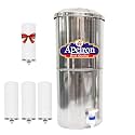 Apeiron Manual Water purifier Nonn Electric Water filter with Carbon Candle (16 Liter + 1 Carbon Candle)