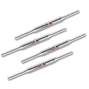 apeiron stainless steel rolling pinbelan 33 cm 290 g silver pack of 4
