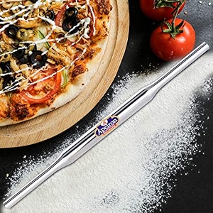 apeiron stainless steel rolling pinbelan 33 cm 215 g silver
