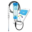 Apera Instruments PH60Z-MS Smart Handheld pH Meter Tester Kit with LabSen 246-5 ATC Semi-Micro pH Electrode for Lab-Grade pH Measurement in Small Volume or Test Tubes