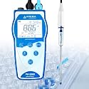 Apera Instruments Premium Series PH8500-MS Portable pH Meter Kit for Small Samples and Test Tubes, Blue (AI5554)