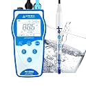 Apera Instruments Premium Series PH8500-PW Portable pH Meter Kit for Pure Water, Blue (AI5556)