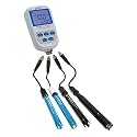 Apera Instruments SX751 pH/ORP/DO/Conductivity/TDS/Salinity/Resistivity/Temp. Portable 8-in-1 Handheld Multiparameter Meter Kit