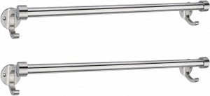 APERSON TR24-2BAR-CHROME Silver Towel Holder