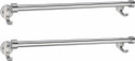 APERSON TR24-2BAR-CHROME Silver Towel Holder