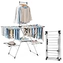 APEXCHASER Large Capacity Clothes Drying Rack, Foldable Laundry Drying Rack