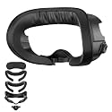 APEXINNO Adjustable Facial Interface for Meta Quest 3 Accessories,Face Cover with Breathable Foam Pads, Light-Blocking Nose Pad,Includes Two Face Cushions:Ice Silk & PU (Not Compatible with Quest 3S)