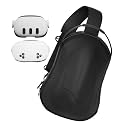 APEXINNO Hard Carrying Case for Meta Quest 3S/3, Large Storage Shoulder Bag, Travel Case Compatible with Battery Head Strap