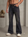APJ GARMENTS Flared Men Dark Grey Jeans