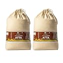 APKA KISAN | MULTI GRAIN CHAKKI FRESH ATTA | 5 KG | WHEAT, MAIZE, JWAR & BAJRA | STONE GRINDED | NO PRESERVATIVES | FARMERS OF SEHORE, MADHYA PRADESH |