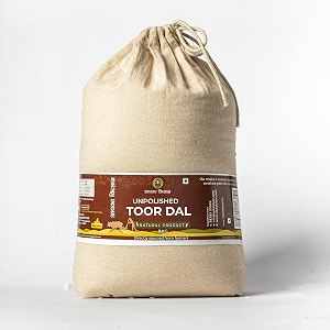 apka kisan  5 kg  toor dal  tur dal  arhar dal  yellow split pigeon peas  unpolished  farmers of pipariya madhya pradesh 