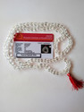 Apnisanskriti phatik Jaap Mala For Pooja (108+1 Beads ) For Men and Women Crystal Crystal Chain